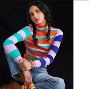 Anthropologie Maeve striped sweater